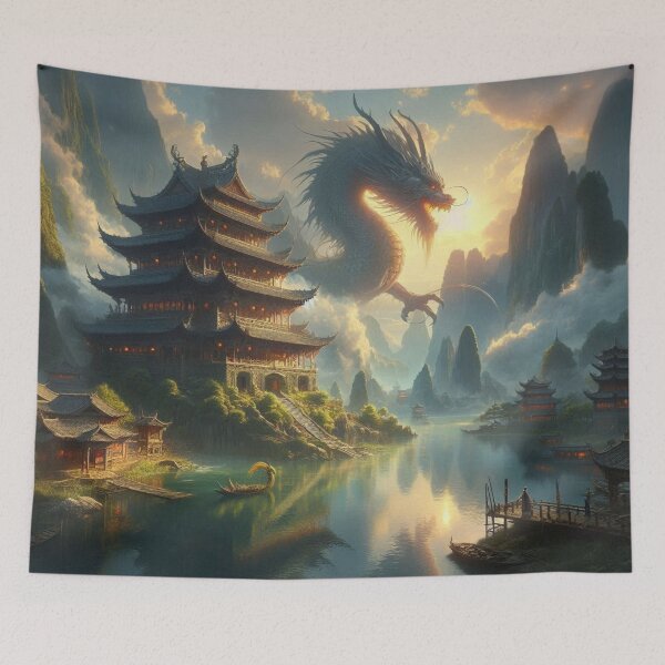 Item preview, Awakening of the Celestial Dragon designed and sold by calmgarden.