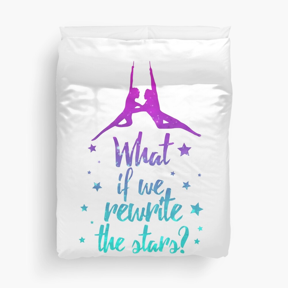 Greatest Showman Rewrite The Stars Duvet Cover