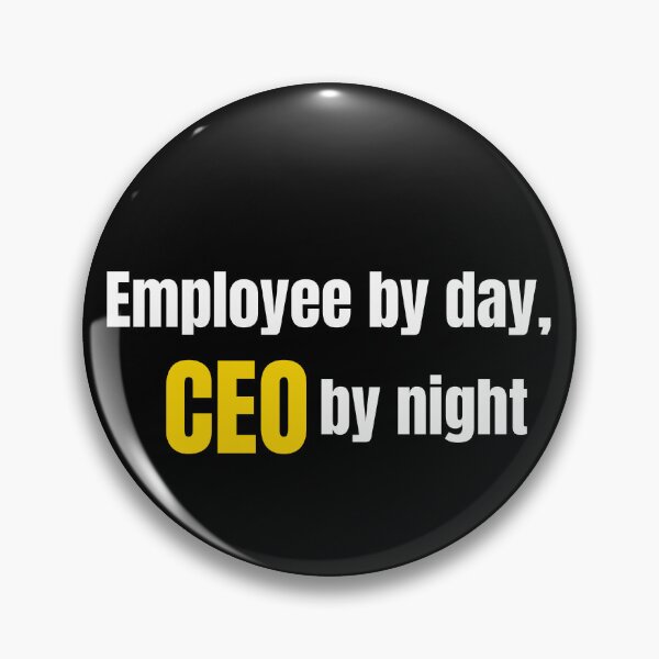 Item preview, Employee By Day CEO By Night Shirt | Side Hustle Entrepreneur Gift designed and sold by HustleHardCo.