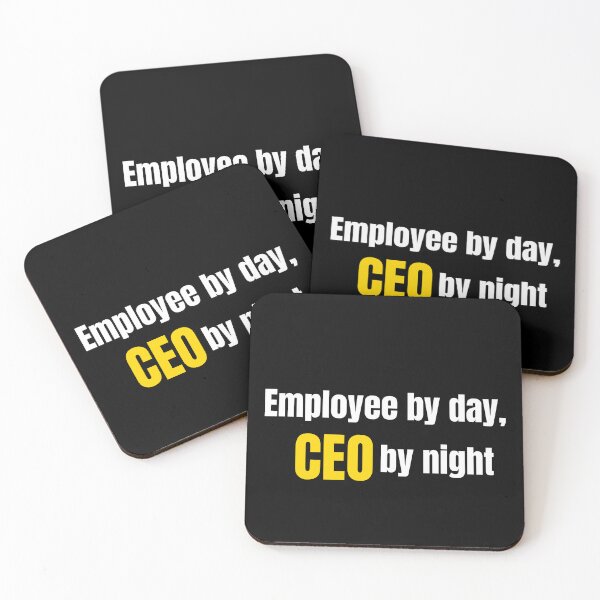 Item preview, Employee By Day CEO By Night Shirt | Side Hustle Entrepreneur Gift designed and sold by HustleHardCo.