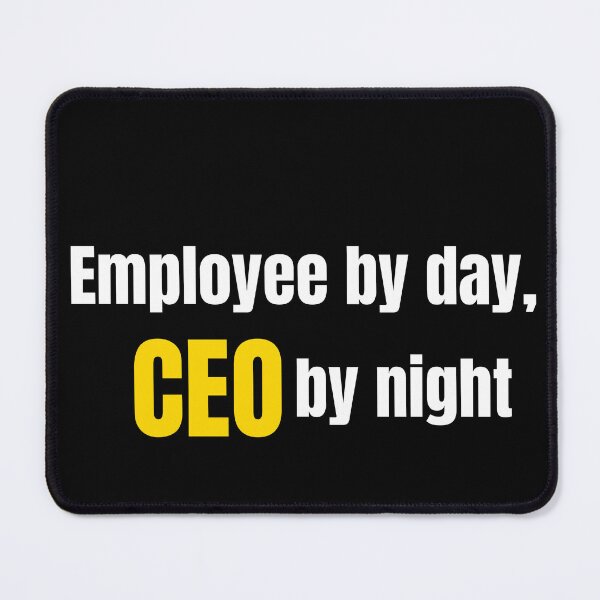 Item preview, Employee By Day CEO By Night Shirt | Side Hustle Entrepreneur Gift designed and sold by HustleHardCo.