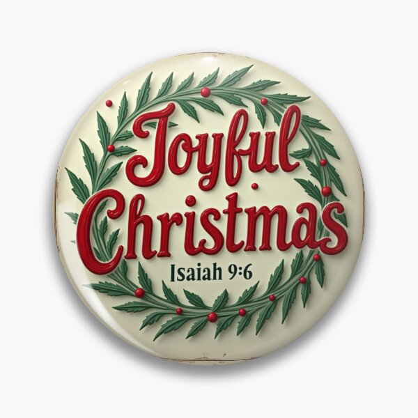 Item preview, Joyful Christmas – Isaiah 9:6 | Nostalgic Christmas Verse designed and sold by ebocraft.