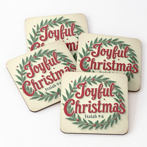 Item preview, Joyful Christmas – Isaiah 9:6 | Nostalgic Christmas Verse designed and sold by ebocraft.