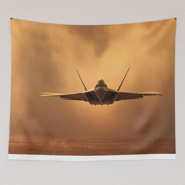 Item preview, F-22 Golden Desert Break designed and sold by Skyframe Aviation.