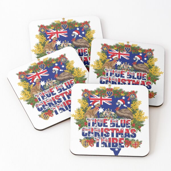 Item preview, True Blue Christmas Tribe Australian Patriotic Family Matching Holiday Pride Squad Set designed and sold by GiftsForge.