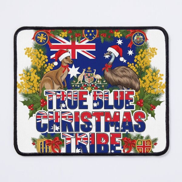 Item preview, True Blue Christmas Tribe Australian Patriotic Family Matching Holiday Pride Squad Set designed and sold by GiftsForge.