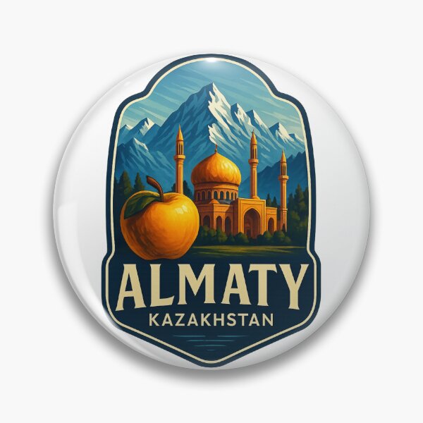 Item preview,  Golden Mosque and Tien Shan Mountains – Almaty, Kazakhstan designed and sold by Aryabek.