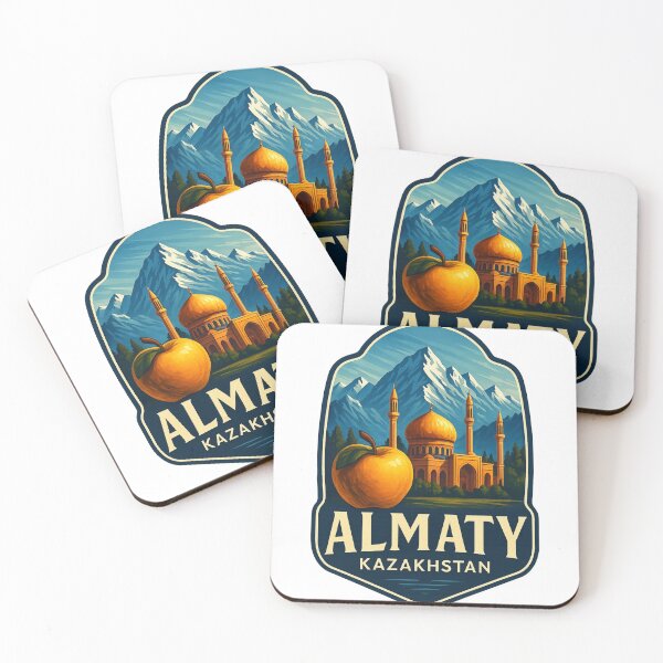 Item preview,  Golden Mosque and Tien Shan Mountains – Almaty, Kazakhstan designed and sold by Aryabek.