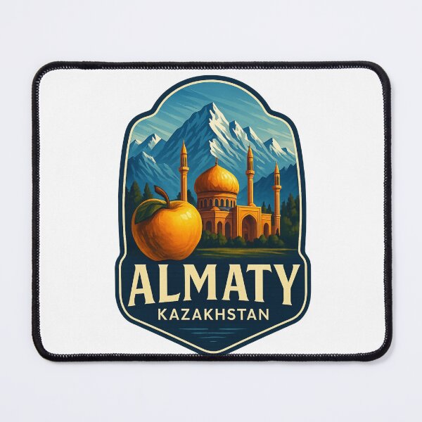 Item preview,  Golden Mosque and Tien Shan Mountains – Almaty, Kazakhstan designed and sold by Aryabek.