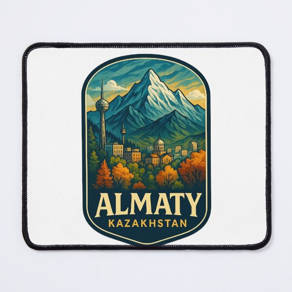 Item preview, Almaty Autumn Cityscape with Tien Shan Peaks – Kazakhstan designed and sold by Aryabek.