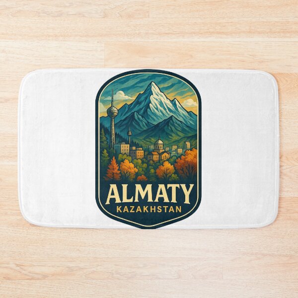 Item preview,  Almaty Autumn Cityscape with Tien Shan Peaks – Kazakhstan designed and sold by Aryabek.