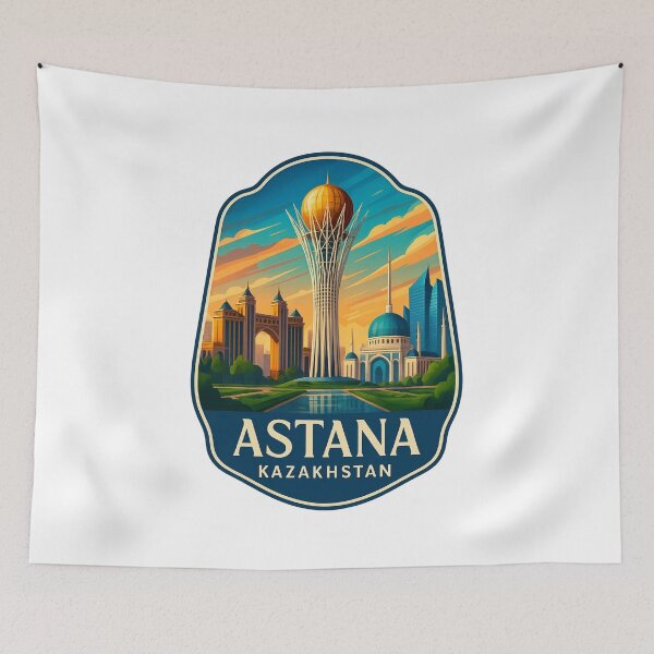 Item preview,  Bayterek Tower and Iconic Skyline – Astana, Kazakhstan designed and sold by Aryabek.
