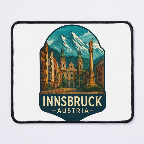 Item preview, Baroque Old Town and Alps – Innsbruck, Austria designed and sold by Aryabek.