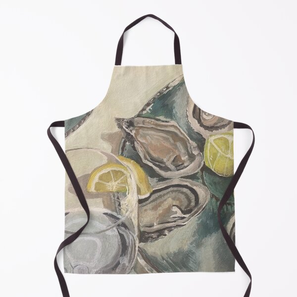 Item preview, Oysters & cocktail gouache painting designed and sold by June Clancy.