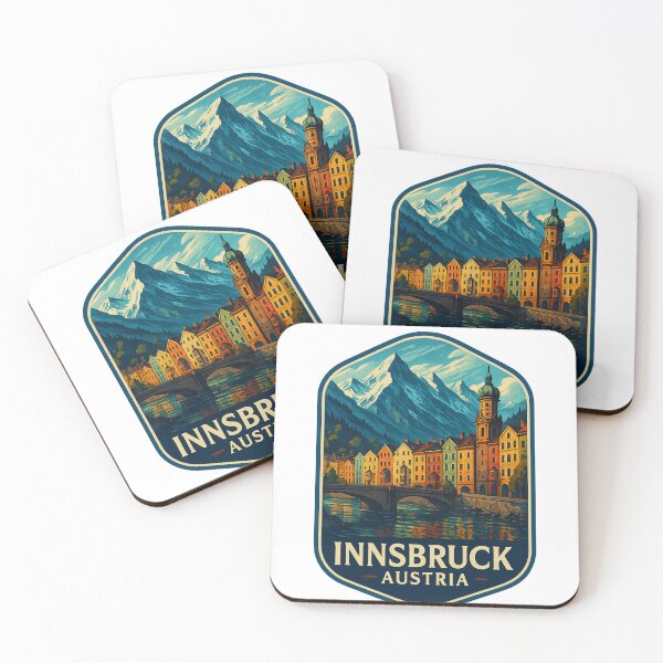 Item preview,  Colorful Houses by the Inn River – Innsbruck, Austria designed and sold by Aryabek.