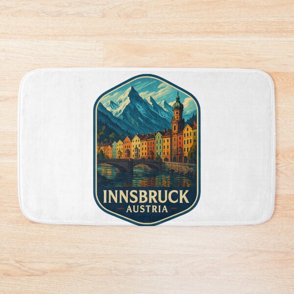 Item preview,  Colorful Houses by the Inn River – Innsbruck, Austria designed and sold by Aryabek.