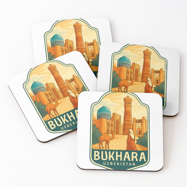 Item preview,  Po-i-Kalyan Complex with Camel Caravan – Bukhara, Uzbekistan designed and sold by Aryabek.