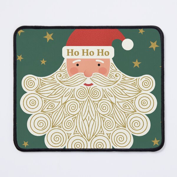 Item preview, Elegant Golden Filigree Santa with Starry Background designed and sold by zzz888.