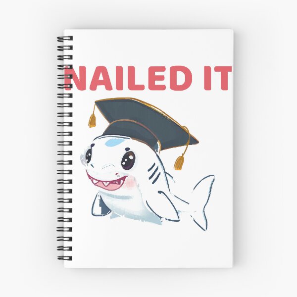 Item preview, Kindergarten nailed it shark  designed and sold by AmberCowe.