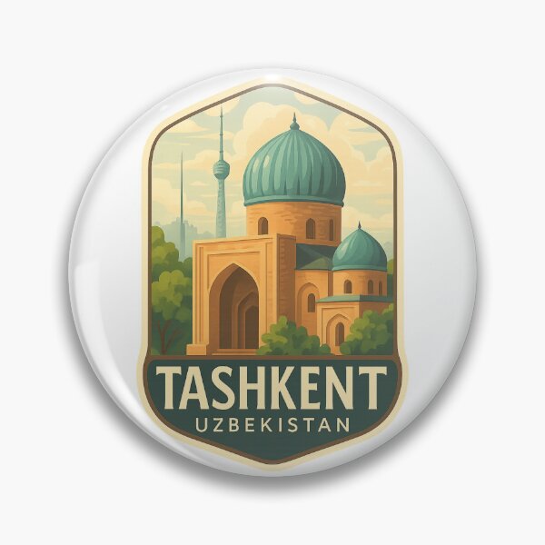 Item preview,  Domes of the Minor Mosque and Tashkent Tower – Uzbekistan designed and sold by Aryabek.