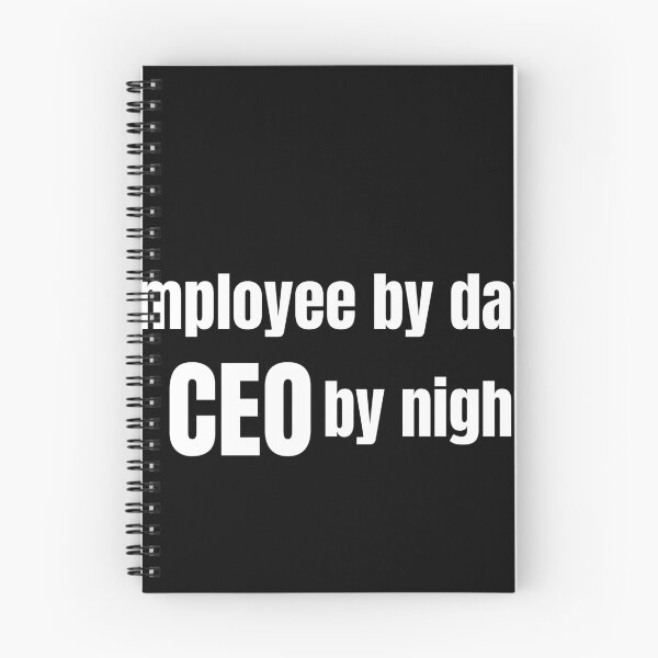 Item preview, White Employee By Day CEO By Night Shirt | Side Hustle Entrepreneur Gift designed and sold by HustleHardCo.
