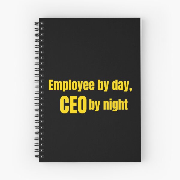 Item preview, Gold Employee By Day CEO By Night Shirt | Side Hustle Entrepreneur Gift designed and sold by HustleHardCo.
