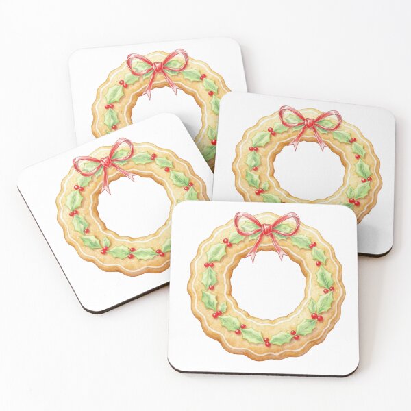 Item preview, Christmas cookie wreath designed and sold by ARTeez⭐️⭐️⭐️⭐️⭐️.