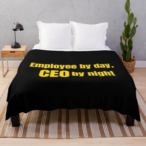 Item preview, Gold Employee By Day CEO By Night Shirt | Side Hustle Entrepreneur Gift designed and sold by HustleHardCo.