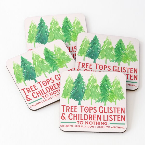 Item preview, Funny Christmas, Tree Tops Glisten, Children Listen designed and sold by toongstudio.