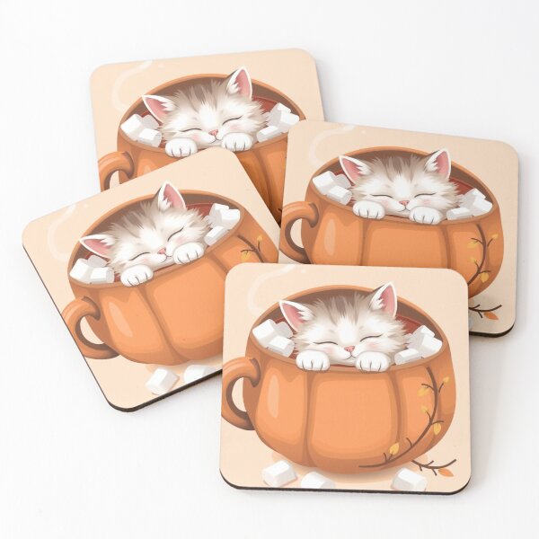 Item preview, Cute Autumn Kitty in Pumpkin Mug – Cozy Fall Hot Cocoa Cat Design designed and sold by ArmaanArts.