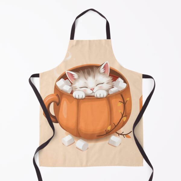 Item preview, Cute Autumn Kitty in Pumpkin Mug – Cozy Fall Hot Cocoa Cat Design designed and sold by ArmaanArts.