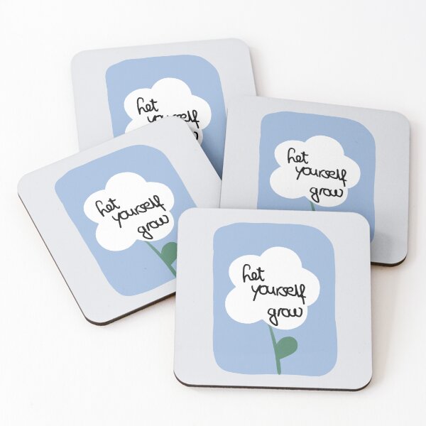 Item preview, Let yourself grow | positive mental health affirmation quote designed and sold by NeurodiverseTea.