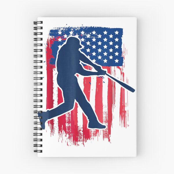 Item preview, USA Flag Basebal Home Run USA Patriotic Baseball  designed and sold by AmberCowe.