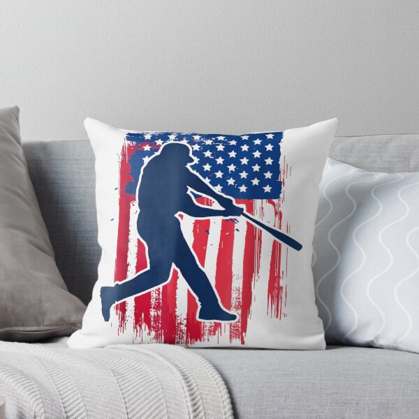 Item preview, USA Flag Basebal Home Run USA Patriotic Baseball  designed and sold by AmberCowe.