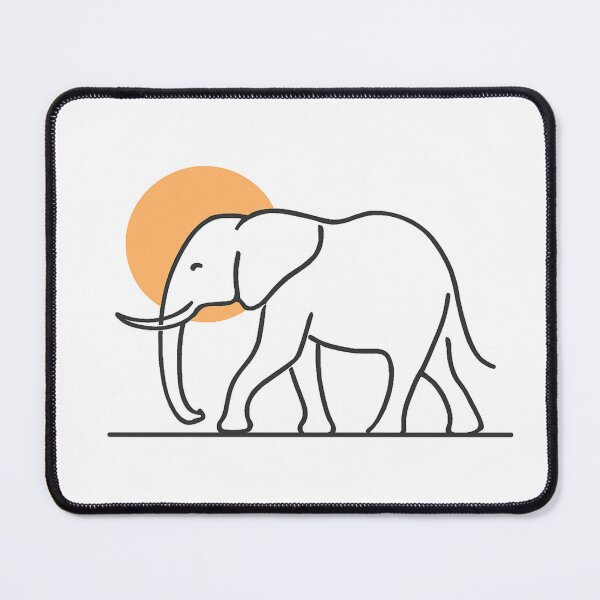 Item preview, elephant art designed and sold by LumyFlow.
