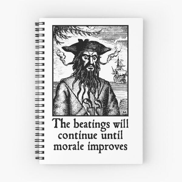 Item preview, The Beatings Will Continue until Morale Improves  designed and sold by AmberCowe.