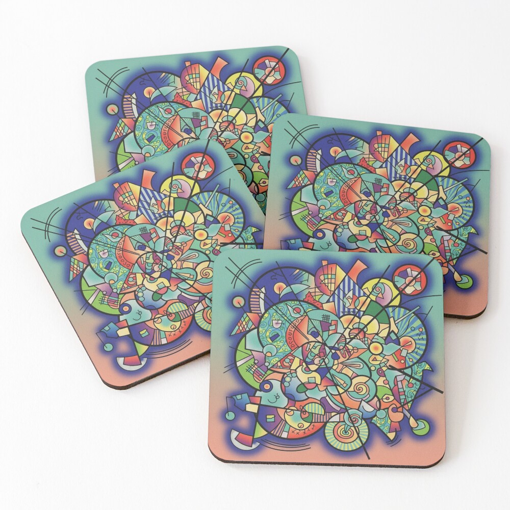 Item preview, Coasters (Set of 4) designed and sold by INFINITYBOY.