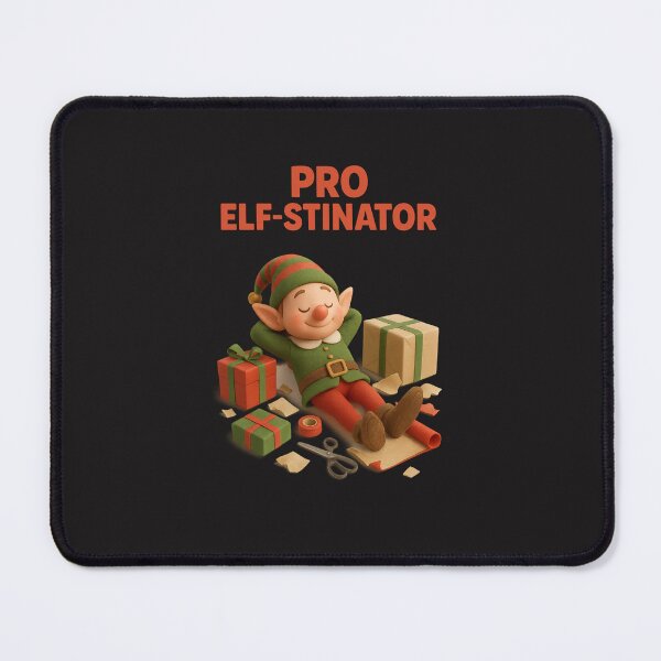 Item preview, Cute Funny Christmas Elf - Pro Elf-Stinator | Kawaii Fun Christmas Art designed and sold by Moons Studio.