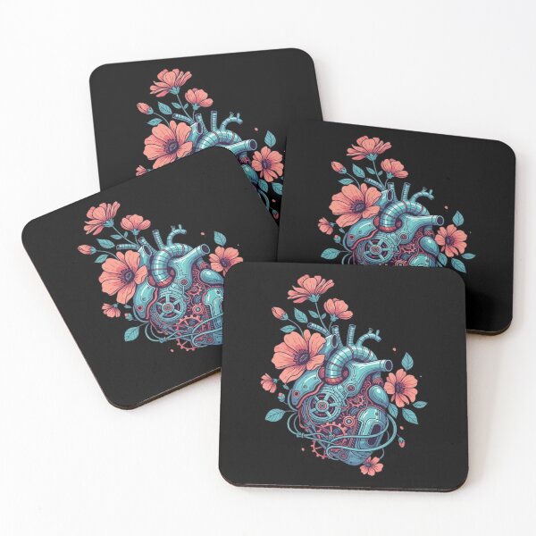 Item preview, Machine heart in bloom designed and sold by Mandarinaut.