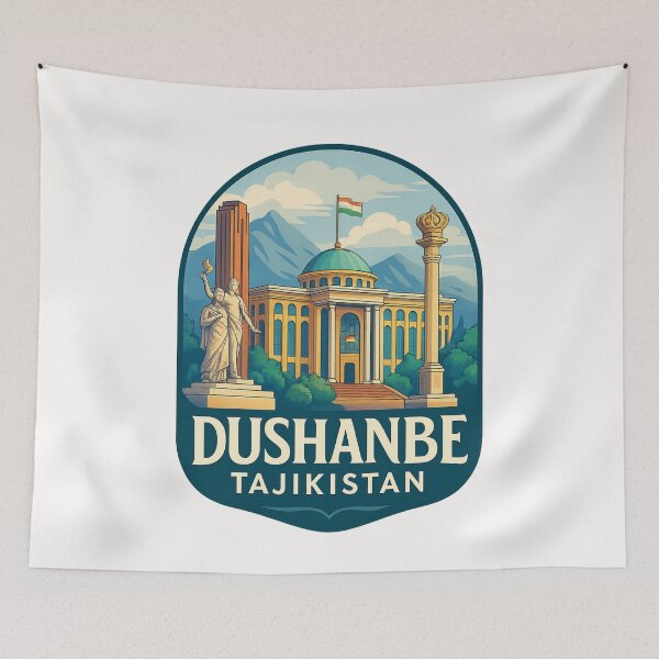 Item preview, Dushanbe Government Buildings and Monuments – Tajikistan designed and sold by Places On Earth.