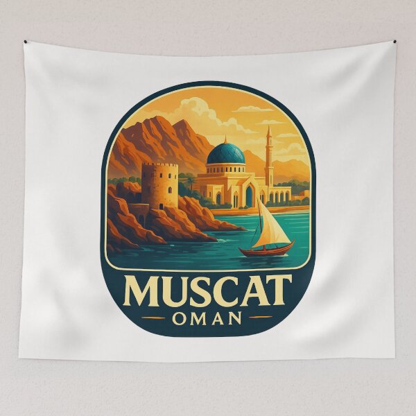 Item preview,  Al Alam Palace and Coastal Fort – Muscat, Oman designed and sold by Places On Earth.