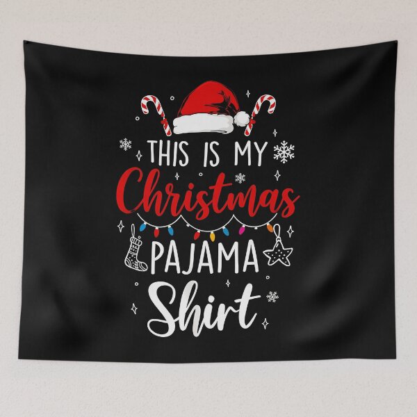 Item preview, This Is My Christmas Pajama Shirt Funny Xmas PJs Men Women designed and sold by KristenosNehk.