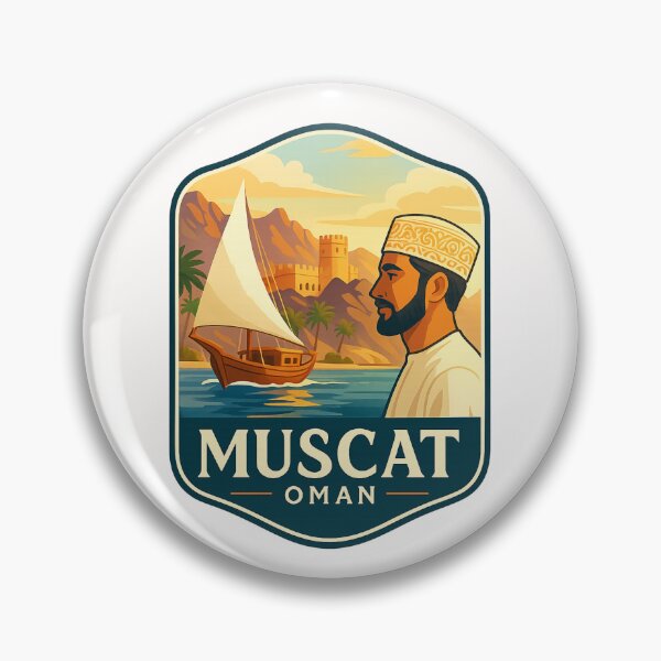 Item preview, Coastal Forts and Traditional Sailboats – Muscat, Oman designed and sold by Places On Earth.