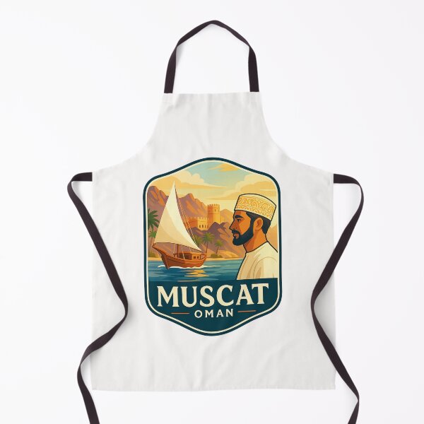 Item preview, Coastal Forts and Traditional Sailboats – Muscat, Oman designed and sold by Places On Earth.
