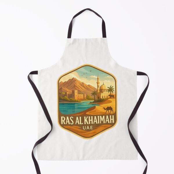 Item preview, Mosque and Mountainscape of Ras Al Khaimah, UAE designed and sold by Places On Earth.