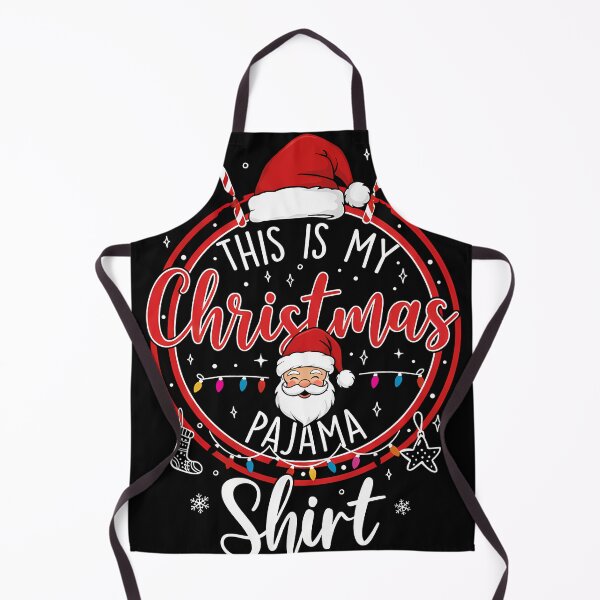 Item preview, This Is My Christmas Pajama Shirt Funny Xmas PJs Santa Hat designed and sold by KristenosNehk.