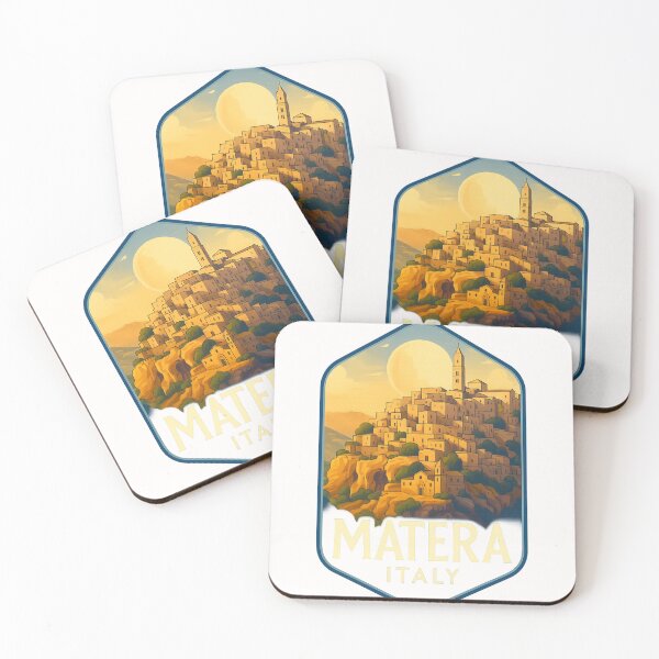 Item preview, Moonlit Hillside of Matera – Basilicata, Southern Italy designed and sold by Places On Earth.