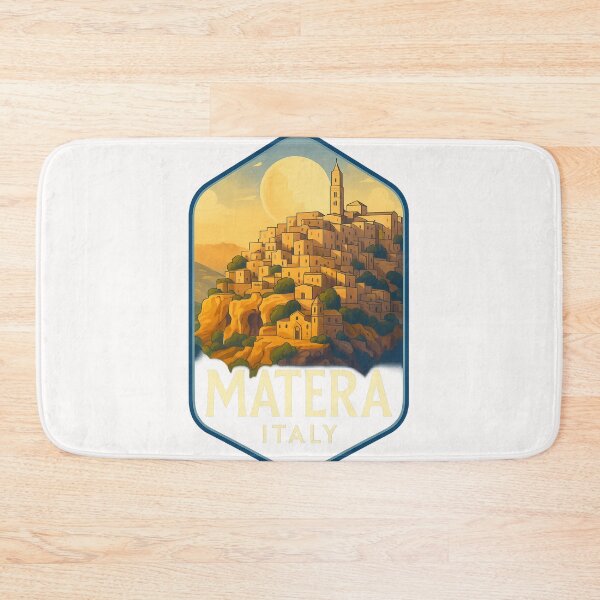 Item preview,  Moonlit Hillside of Matera – Basilicata, Southern Italy designed and sold by Places On Earth.