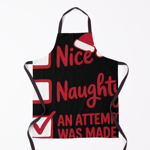 Item preview, Nice Naughty An Attempt Was Made Christmas List Santa Claus designed and sold by KristenosNehk.