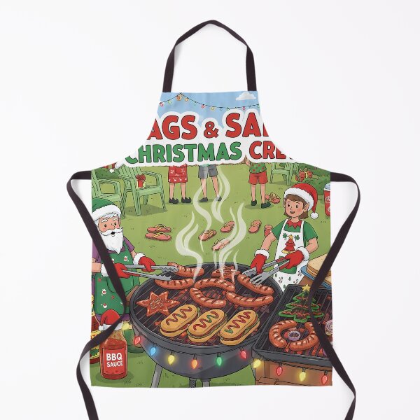 Item preview, Snags And Santa Australian Sausage BBQ Christmas Family Matching Holiday Squad Set designed and sold by GiftsForge.